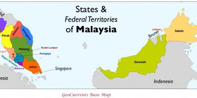 मलेशिया नि: शुल्क मानचित्र