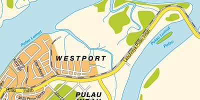Kluang, मलेशिया नक्शा